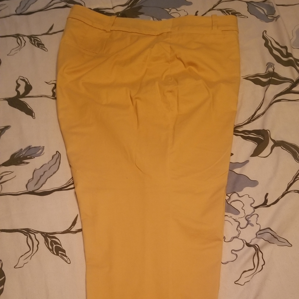 Slim leg slacks